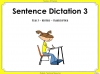 Sentence Dictation 3 - Year 3 Teaching Resources (slide 1/26)